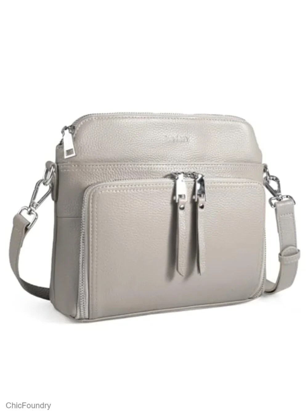 Genuine Leather Crossbody Bag with RFID Wallet Multi Pockets